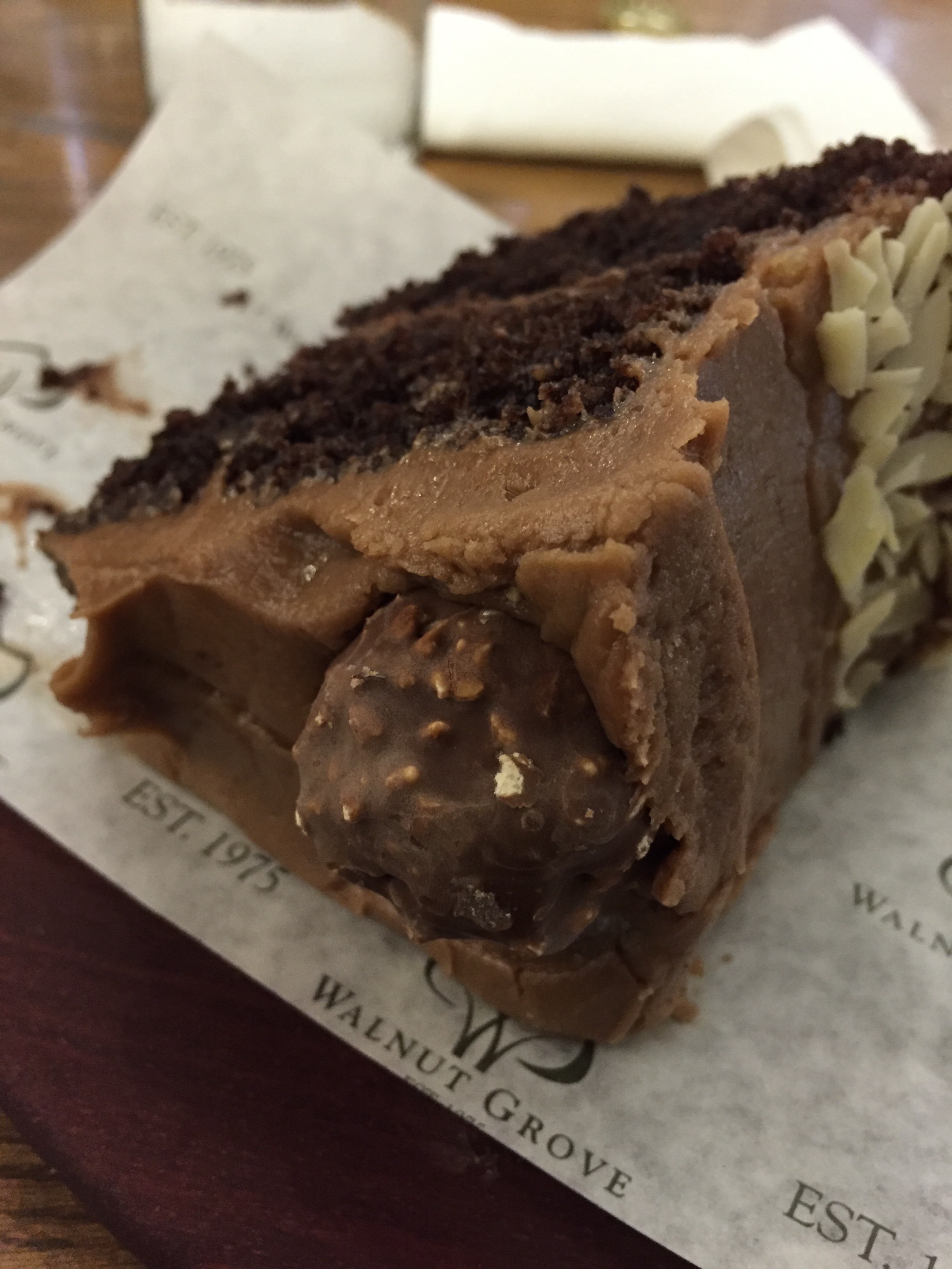 Ferrero Rocher cake—so, so good!