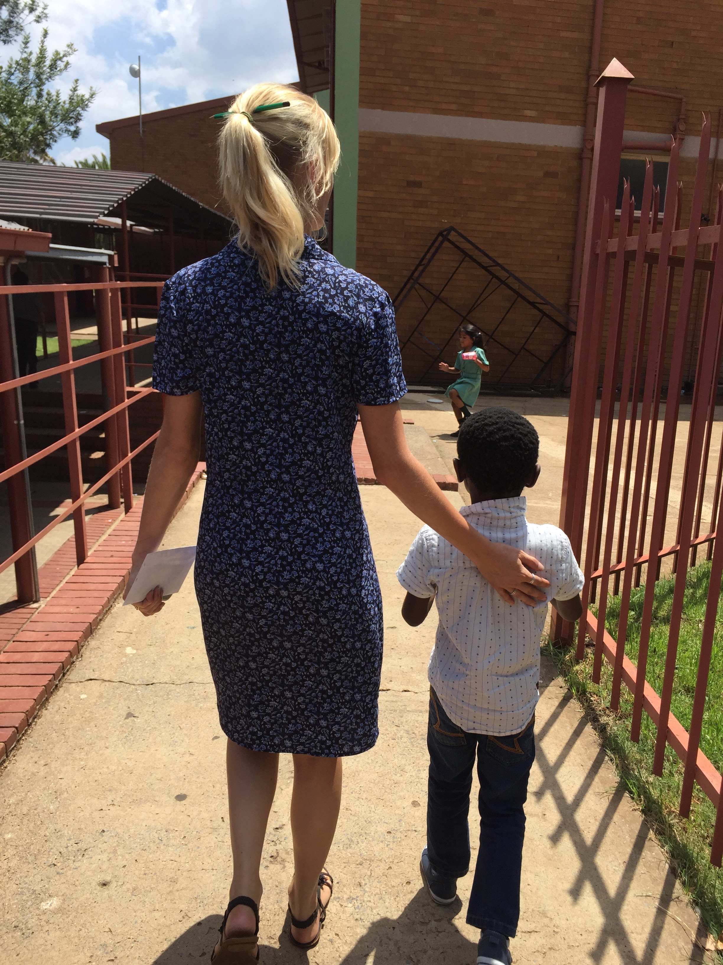 Tisetso and Teacher Emmy