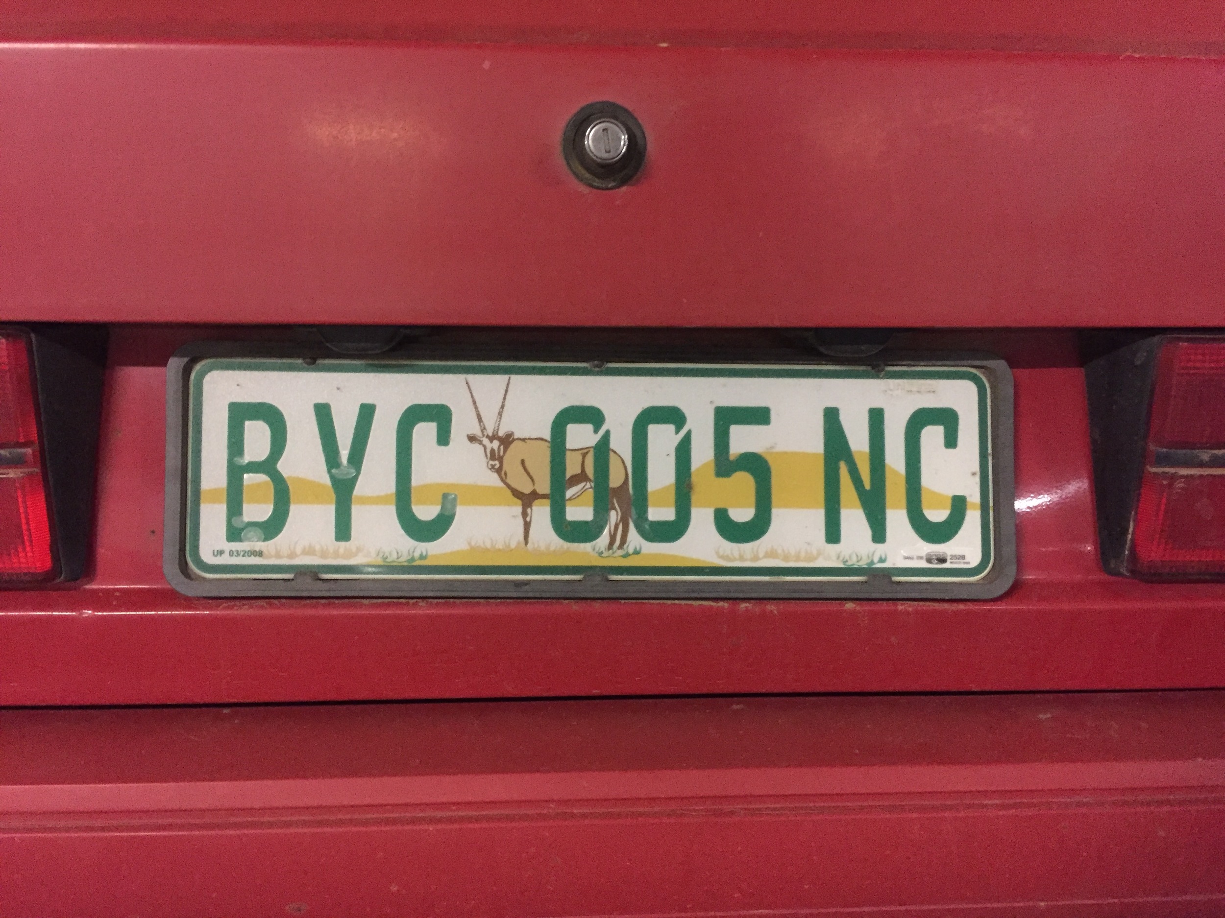 I really liked the license plates. I only got photos of these two, but there were many kinds.