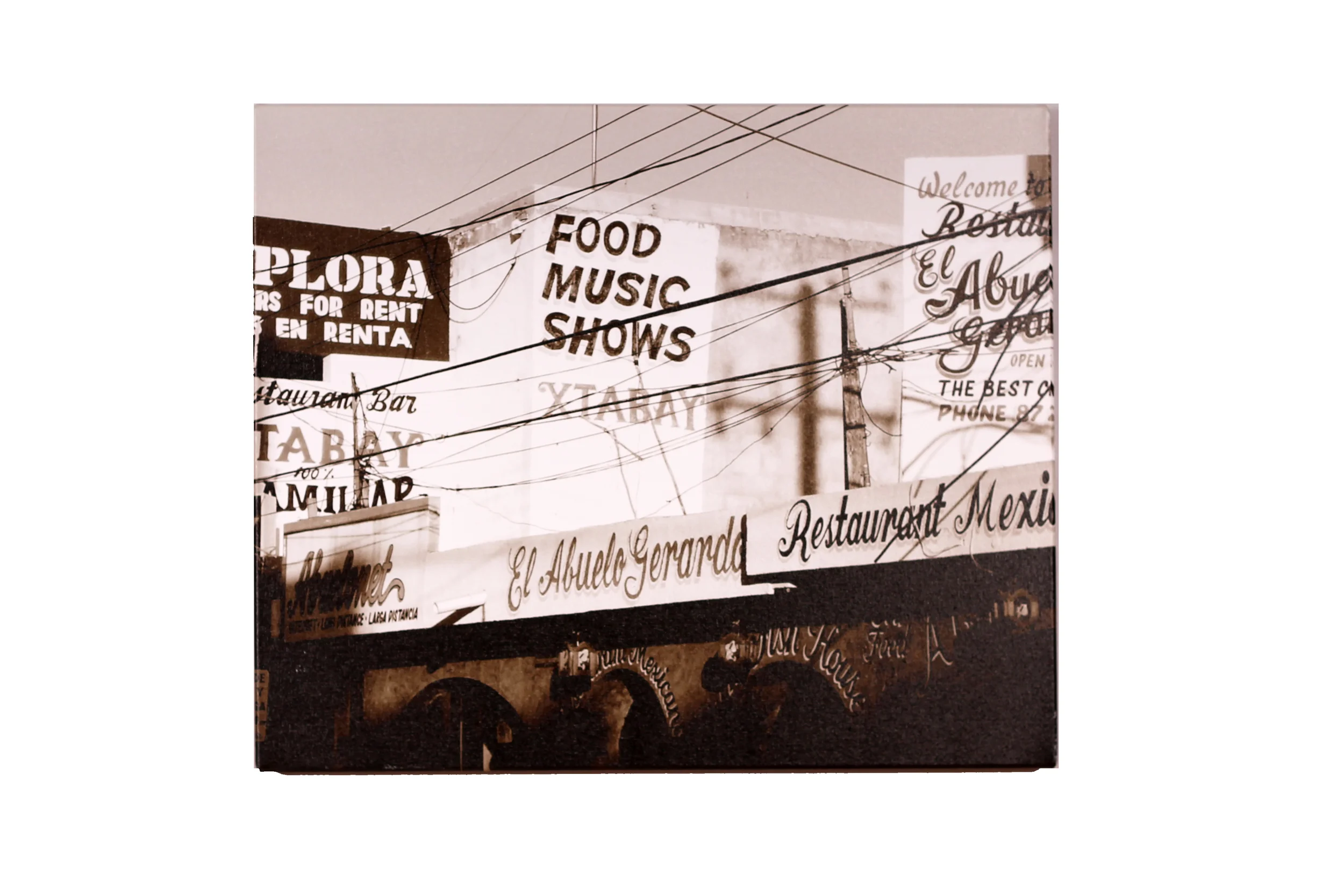 Food Music Shows Canvas Print WB.jpg