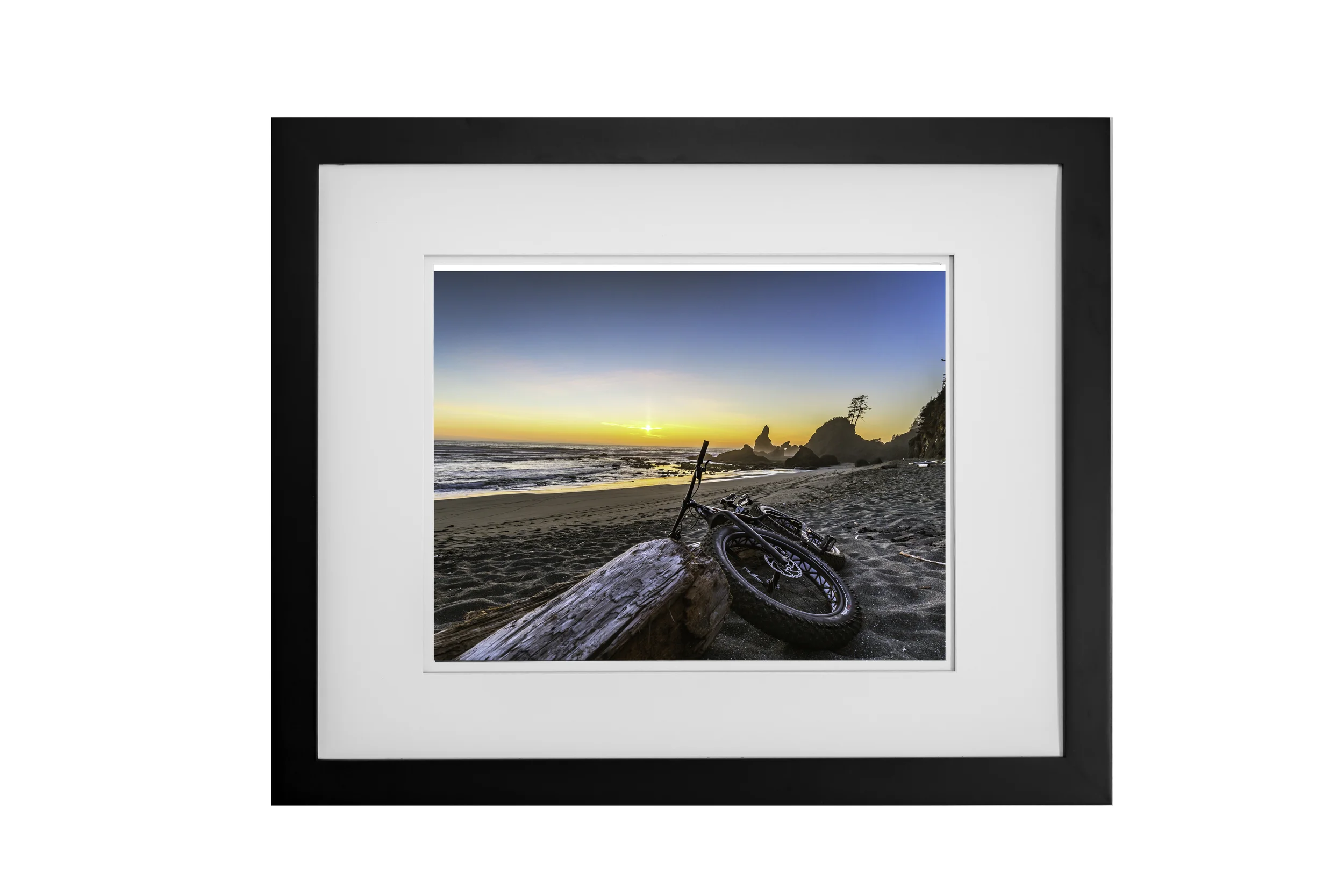 Fattie on the Beach Framed 11x14.jpg