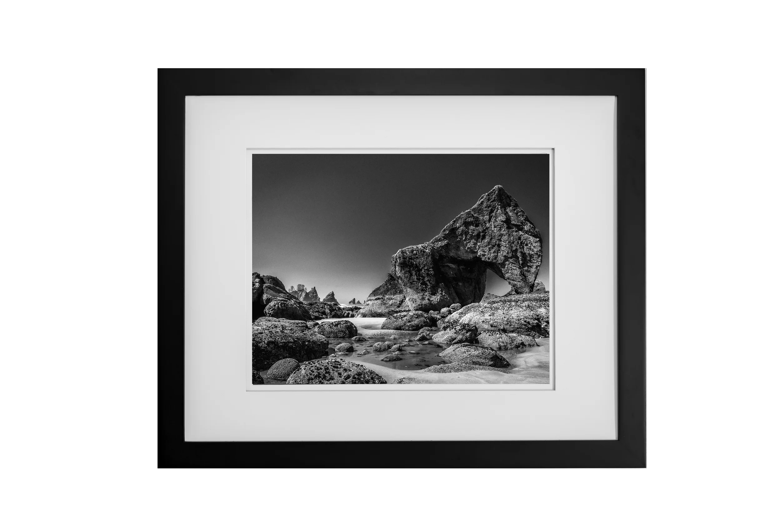 Point of Arches B+W Framed 11x14.jpg