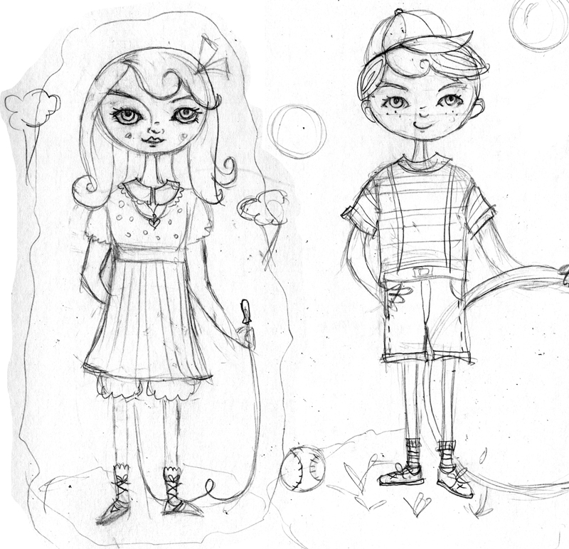 Sketch for last year's Global Talent Search