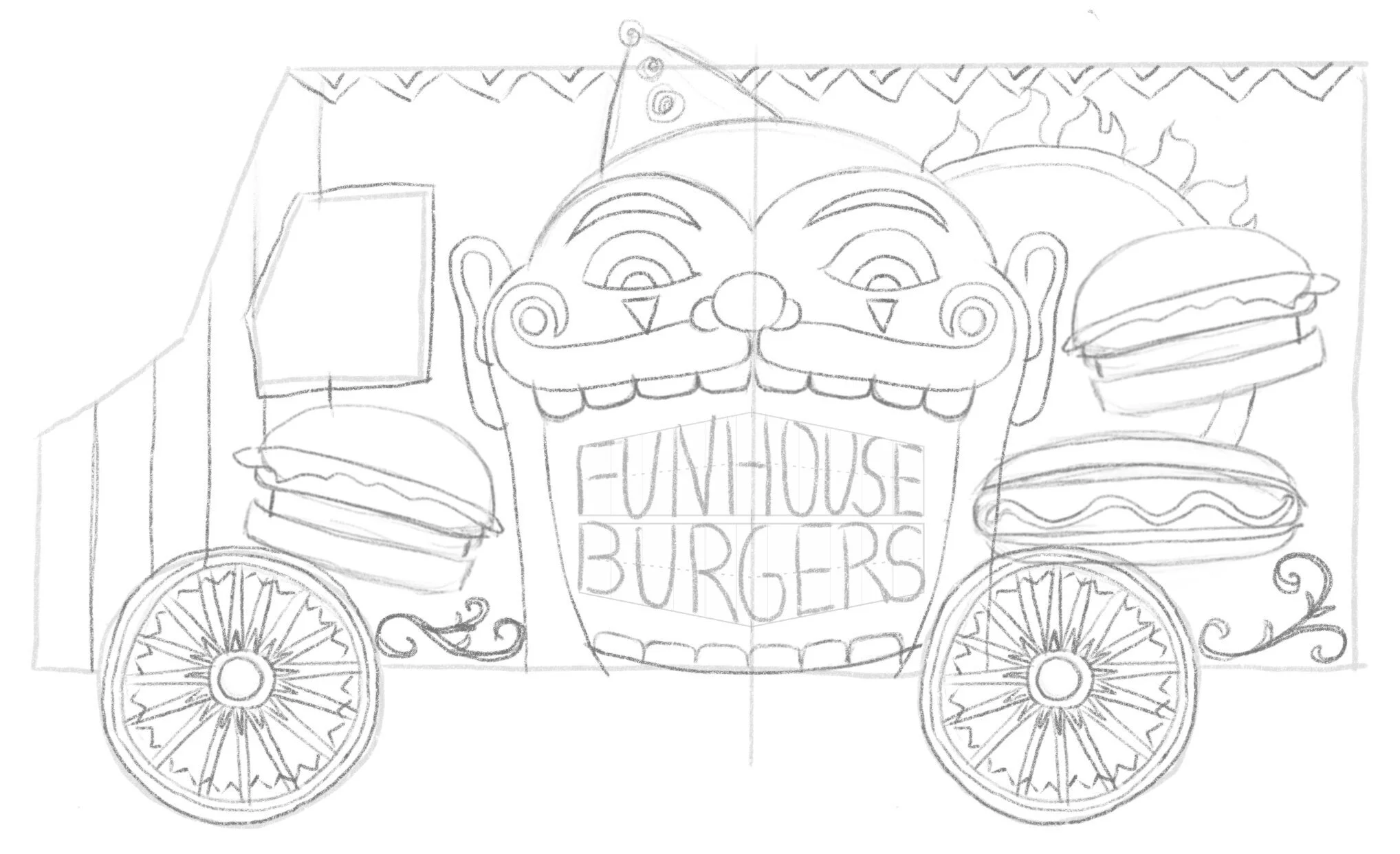 Rough sketch for concept