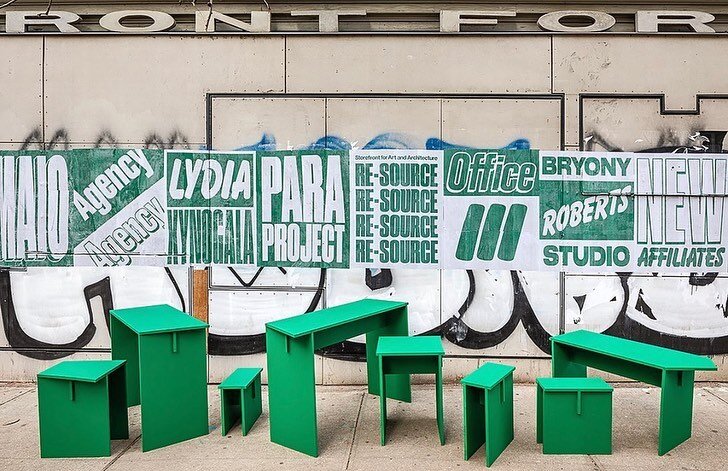 Great working with @storefrontnyc on this set  of painted birch display tables for their exhibition &lsquo;Re-Source&rsquo;. The design by @lanzaatelier features some high tolerance CNC joinery that can be assembled by hand. 💪📸 by @fdphotonyc. Chec