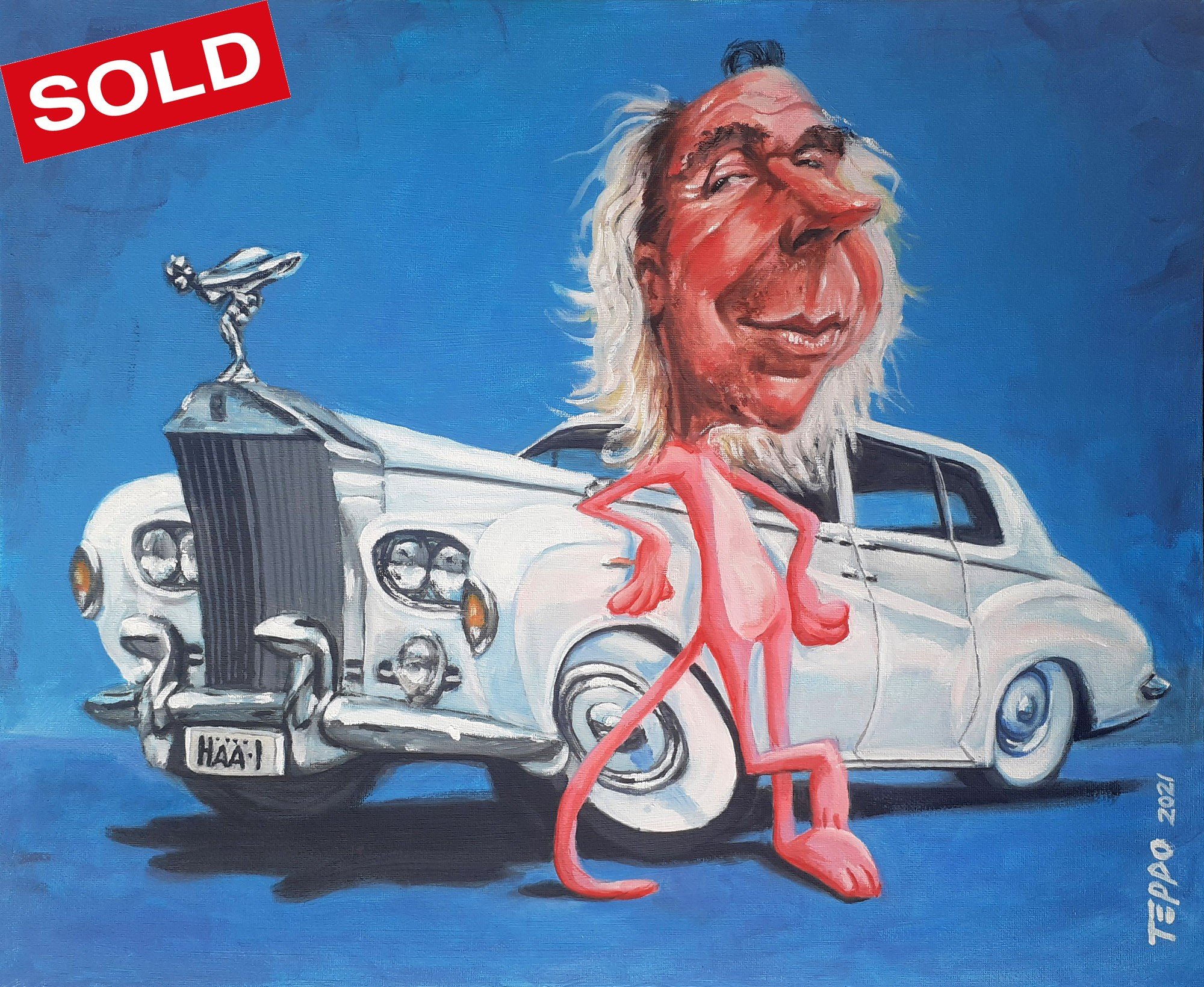 Öljyvärimaalaus Jari Pink Koponen