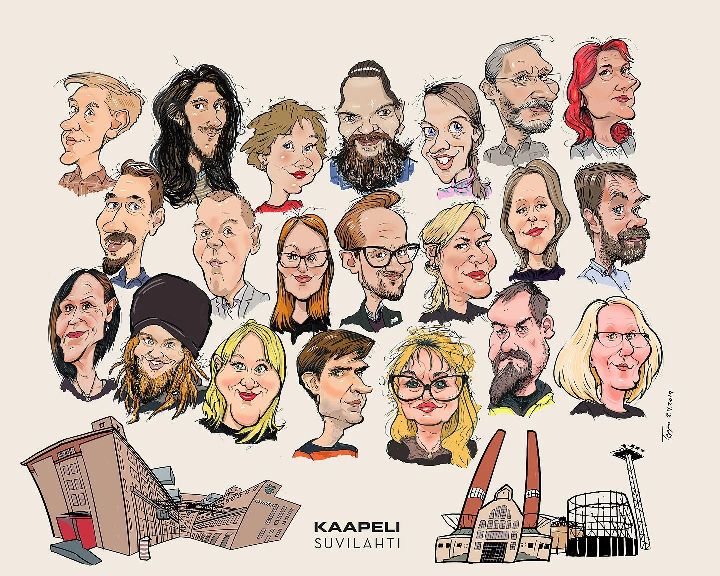 Kaapelitehdas henkilökunta