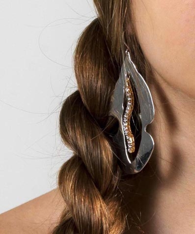 Nest Earrings Gold