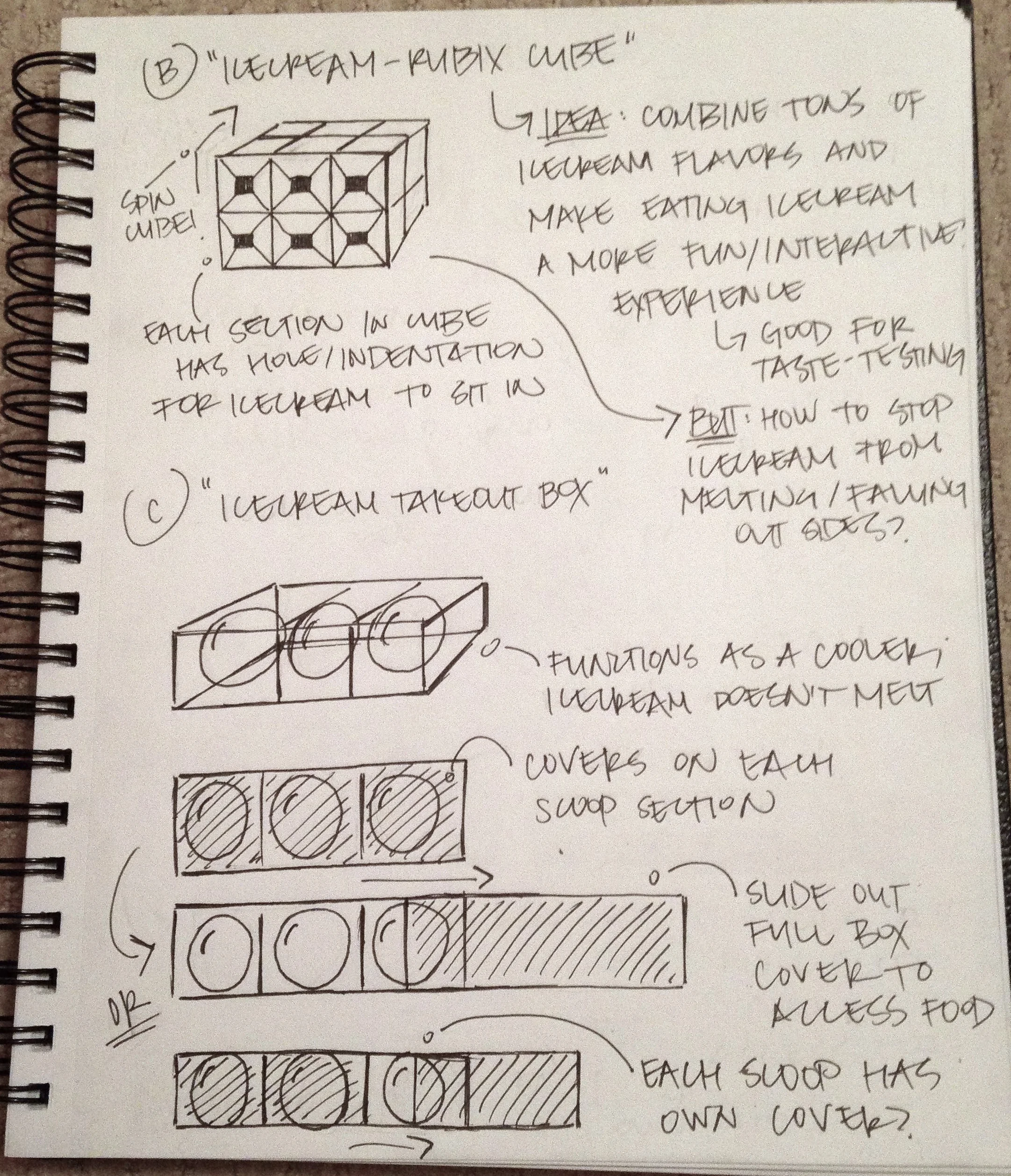 DP3: Fleshing Out "Icecream Container" Rendition