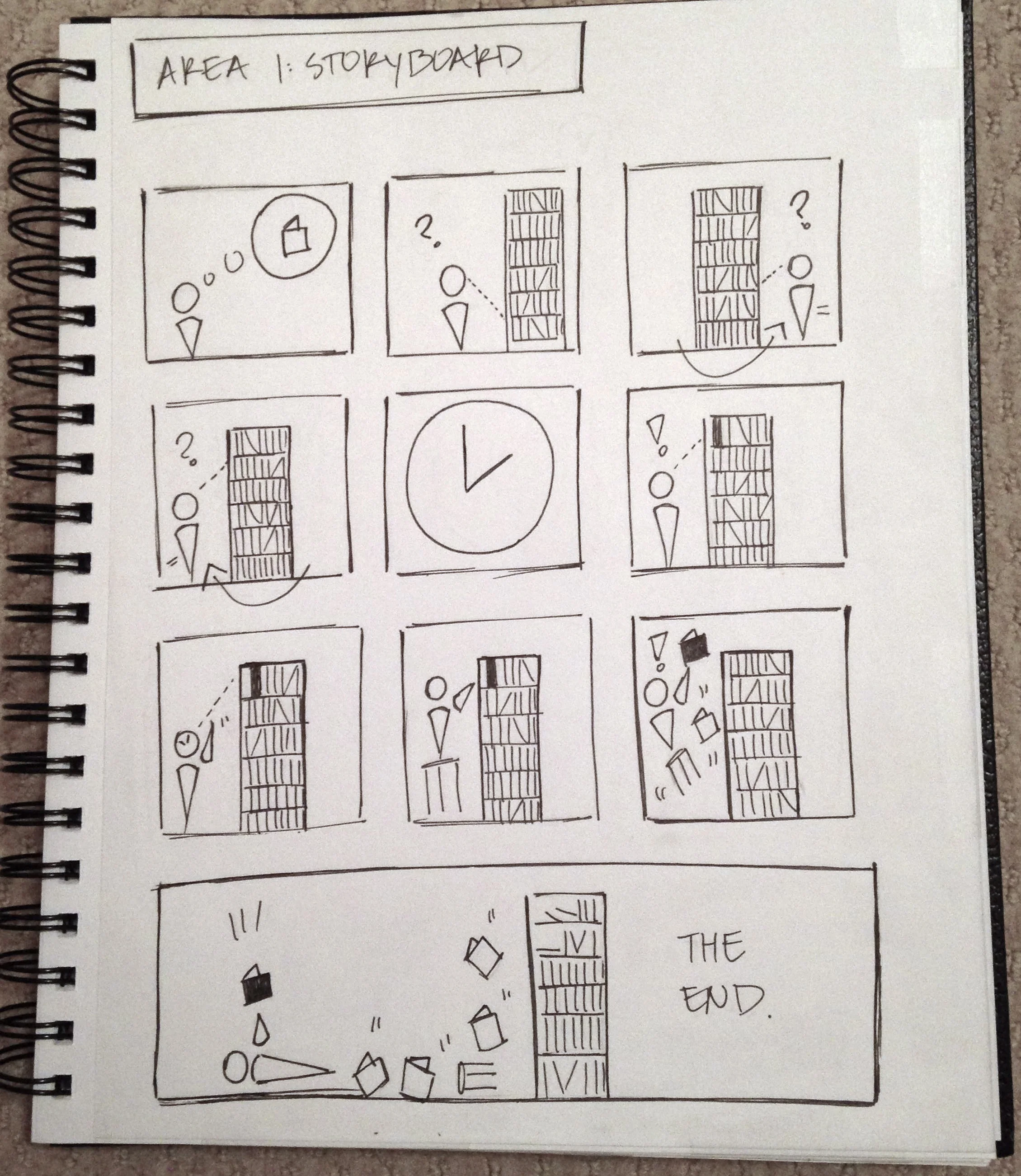 DP3: Storyboard 1 (Bookshelf)