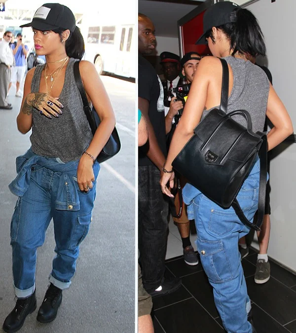 rihanna backpack