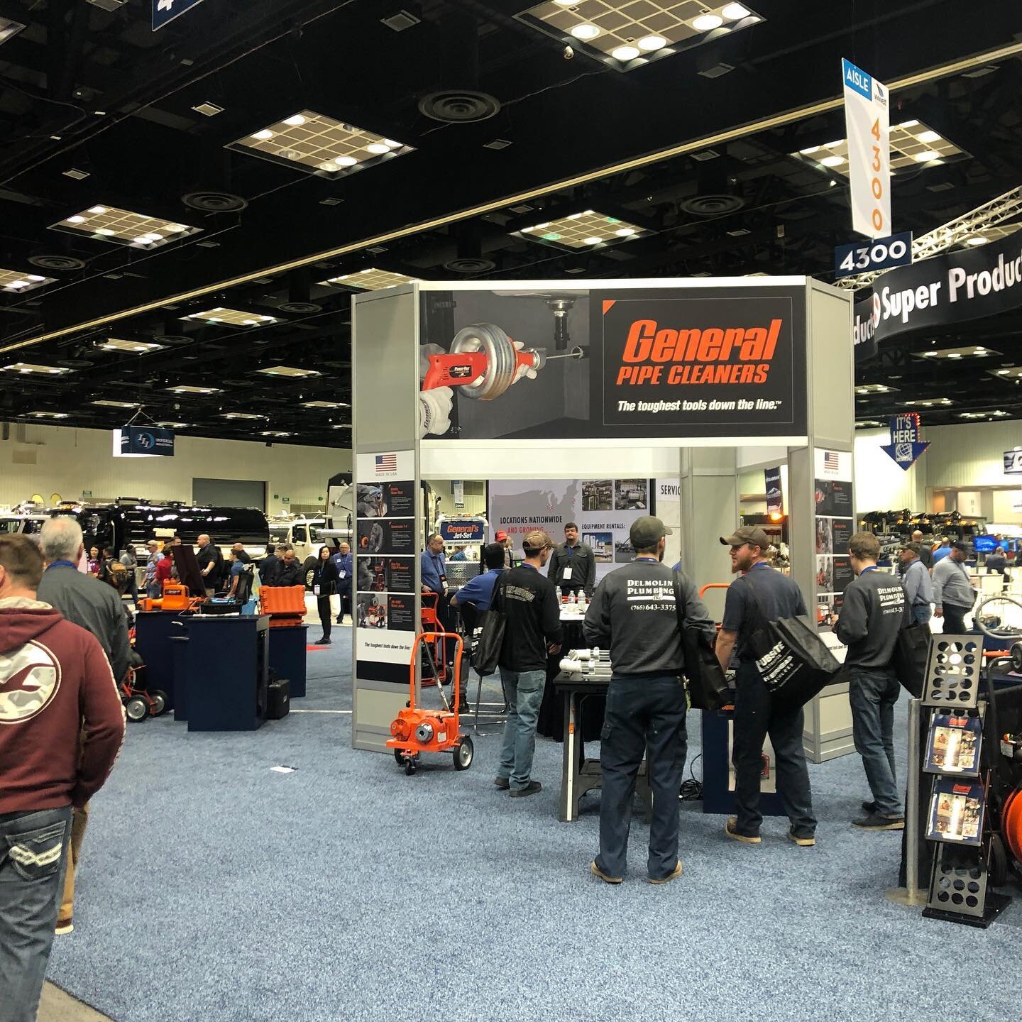 Great time seeing some of our manufacturers and new products @wwettshow @general_pipe_cleaners @ferncoinc @libertypumps