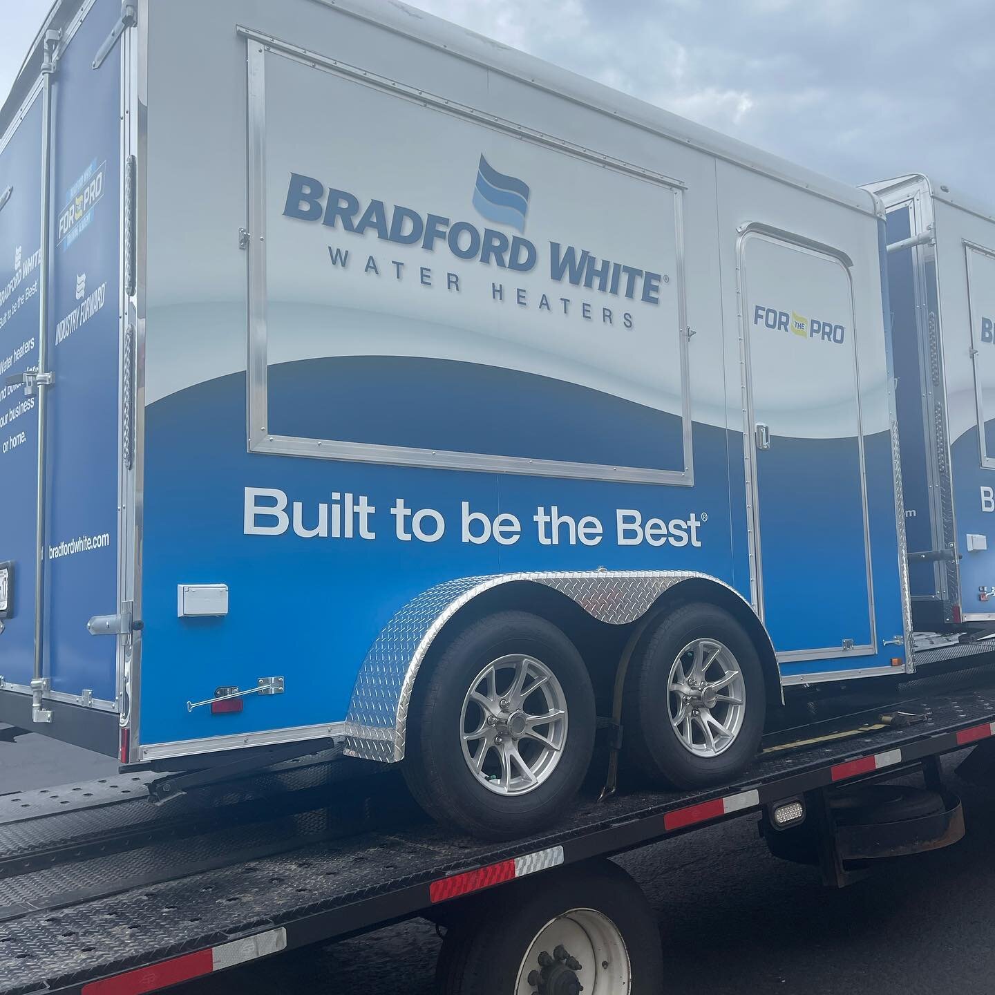 Excited to receive our new #bradfordwhite trailer today.  We look forward to hitting the road soon.