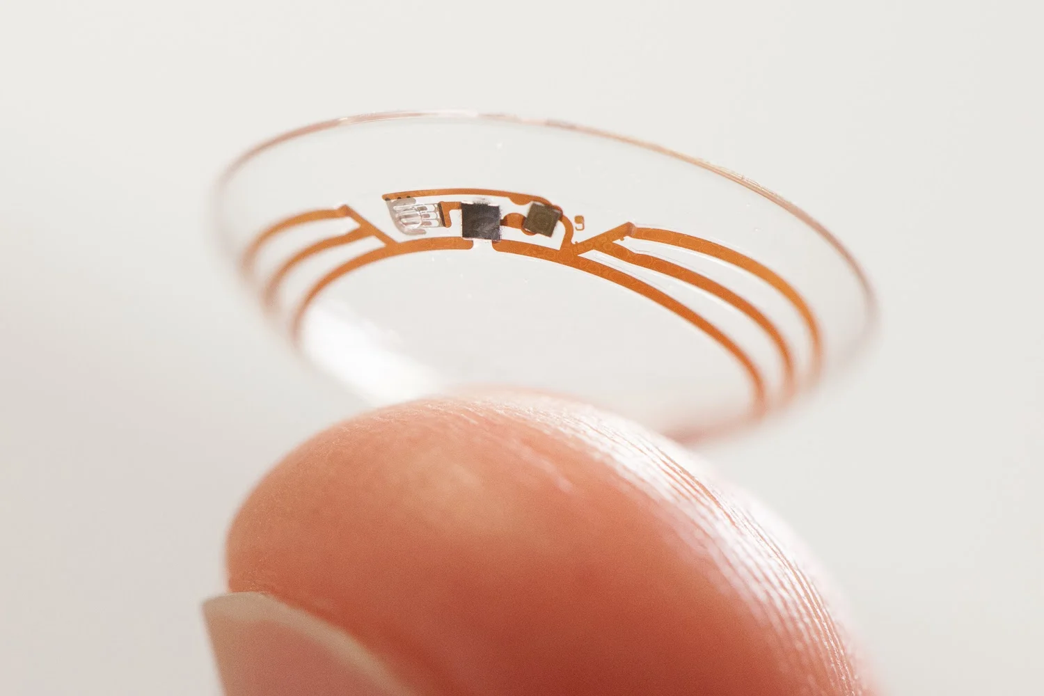 Prototype from Google's Smart Contact Lens Project