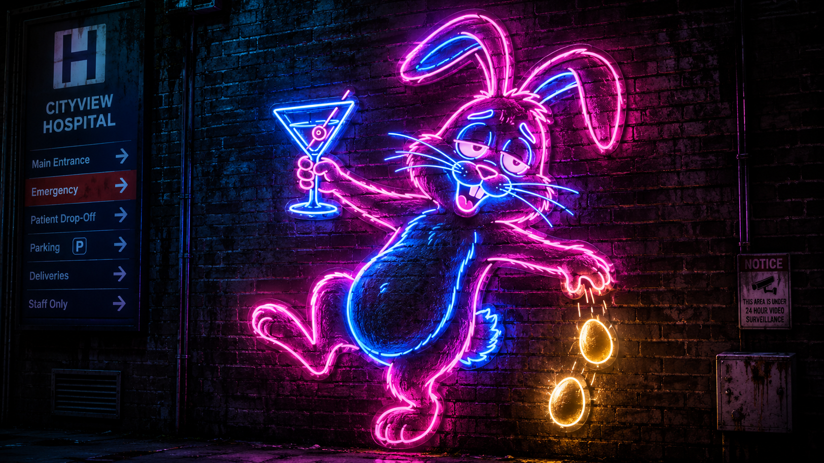 #1878 Drunk Bunny