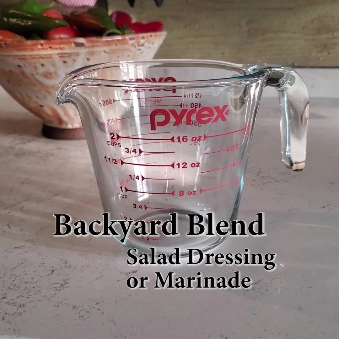 Backyard Blend All-purpose Salad Dressing/ Marinade