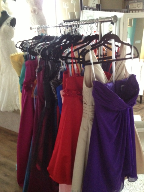  Packing up bridesmaids gowns - the end of an era at Once Upon A Time Weddings.