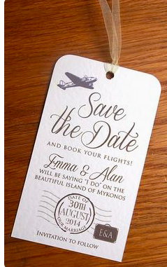 There are so many fun + unique ideas for destination save the dates!