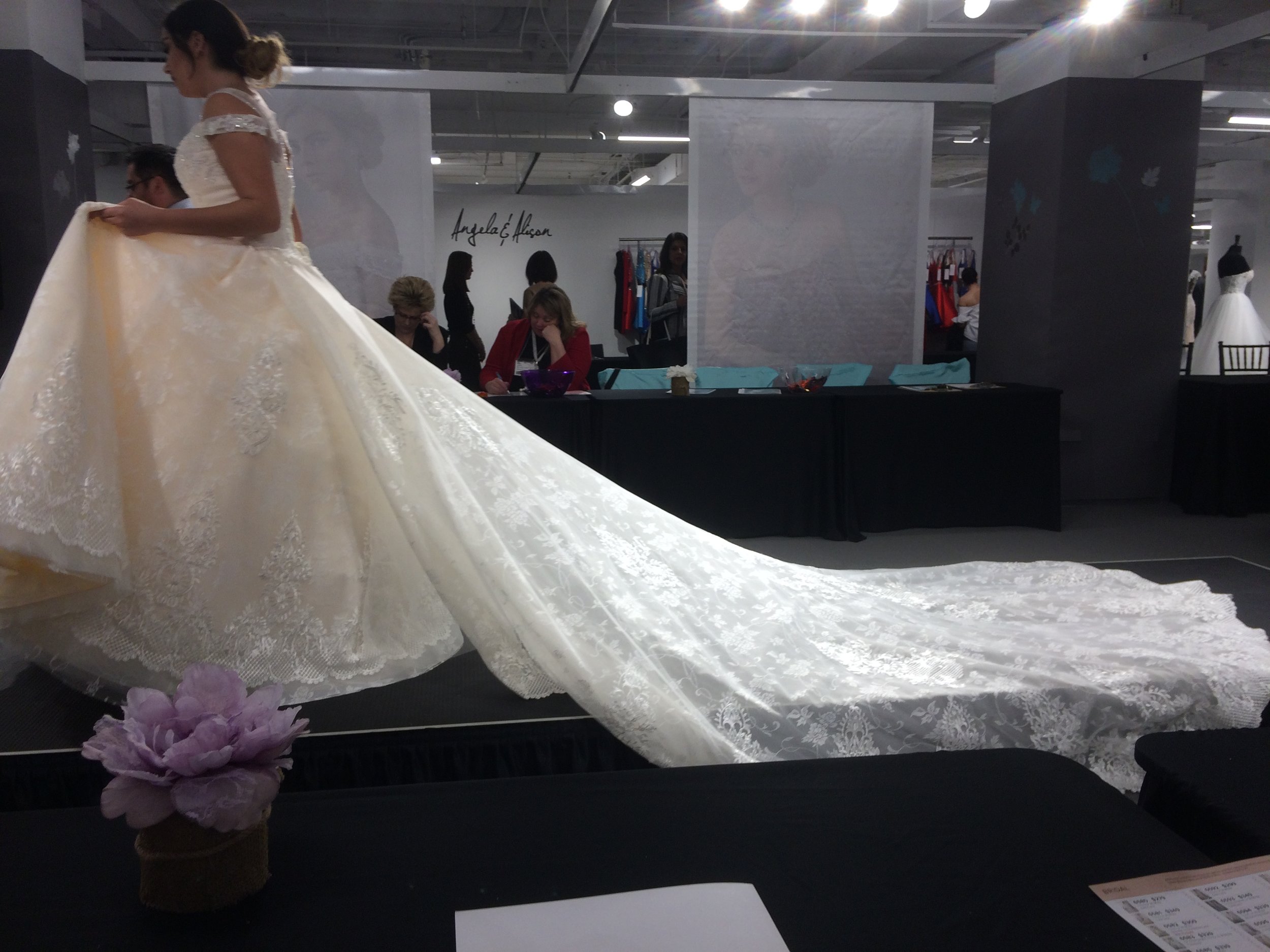 Holy train batman!! Many booths at market have live fashion shows throughout the day!