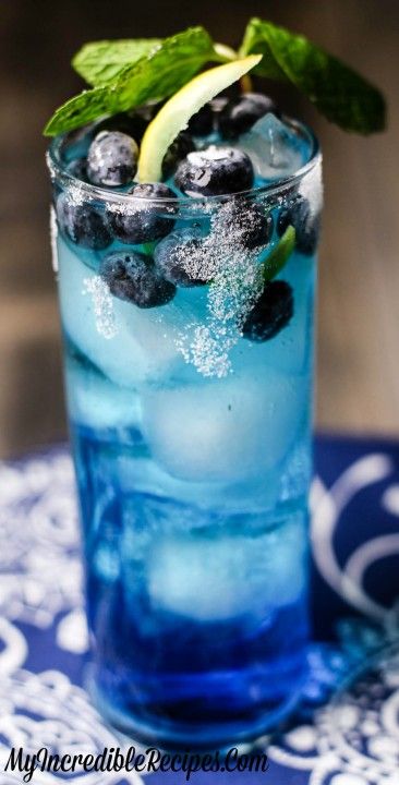 Make your signature drink blue!