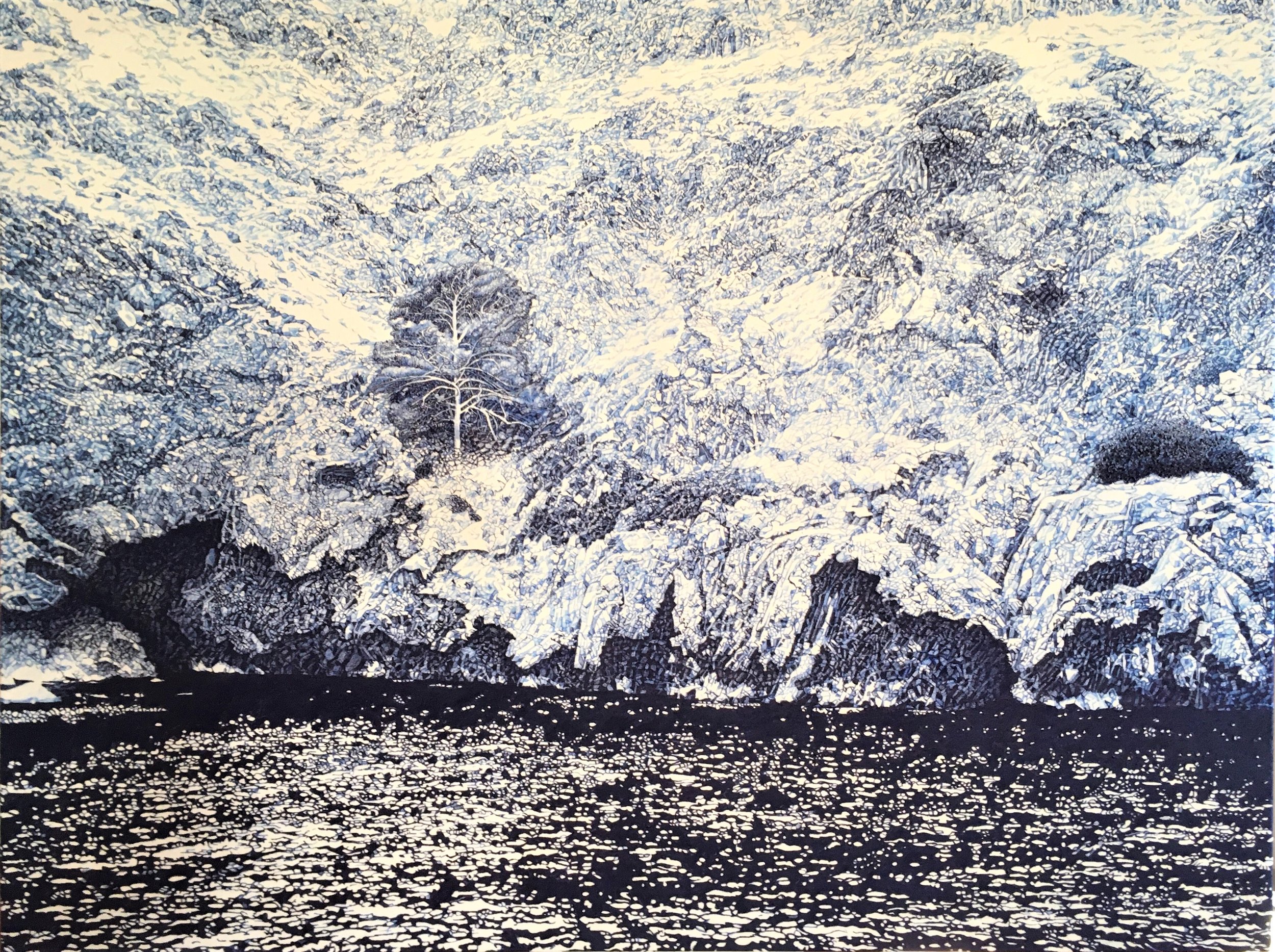 Calanque. 89x116cm.Huile sur toile.2019.jpg