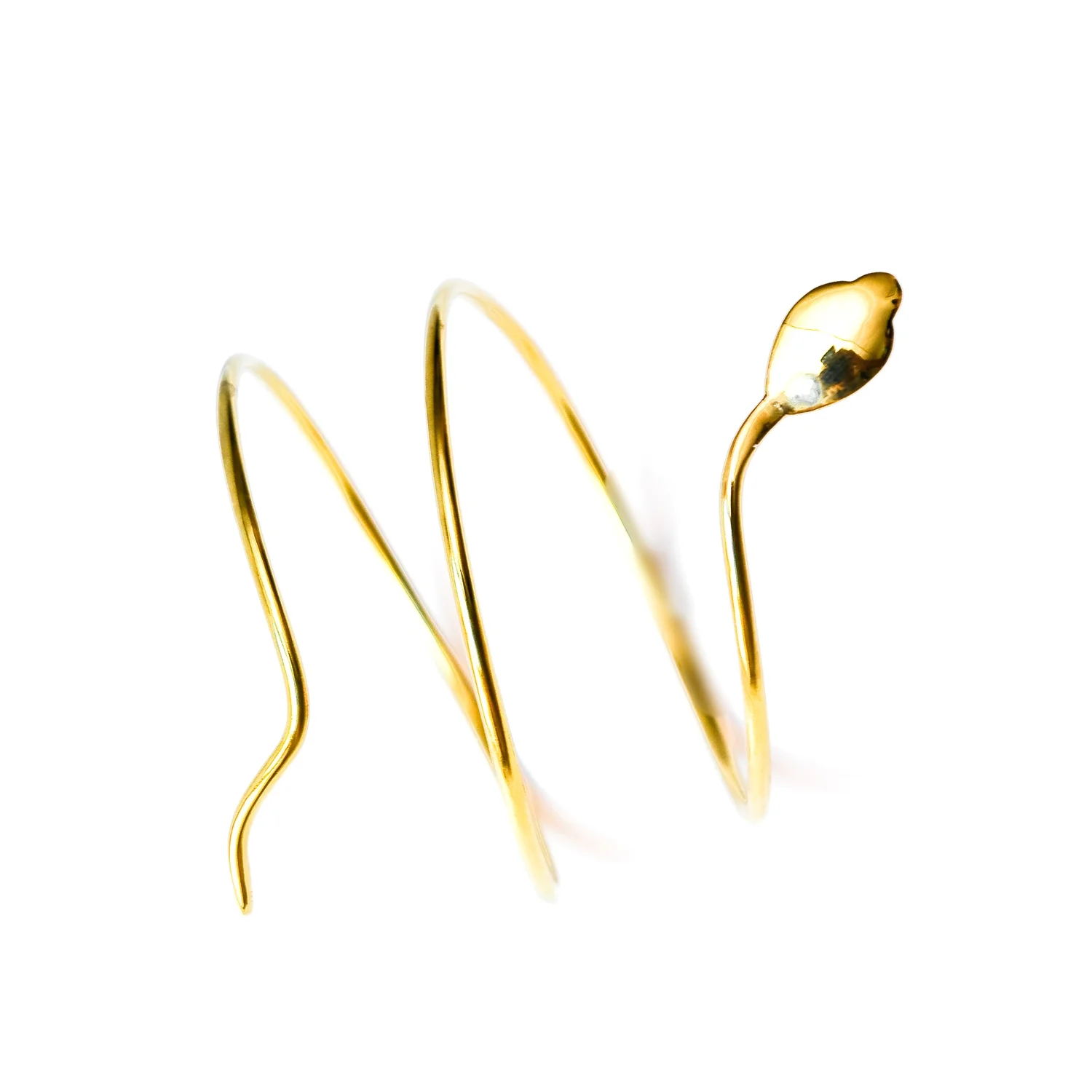 snake armlet cuff by bisjoux