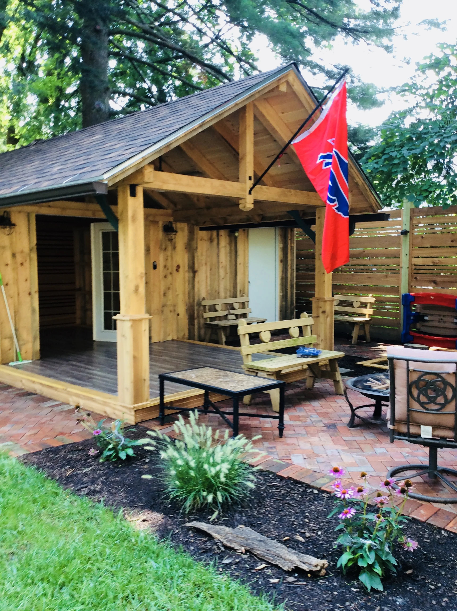 Outdoor Entertainment Area Constructed By GreenScene