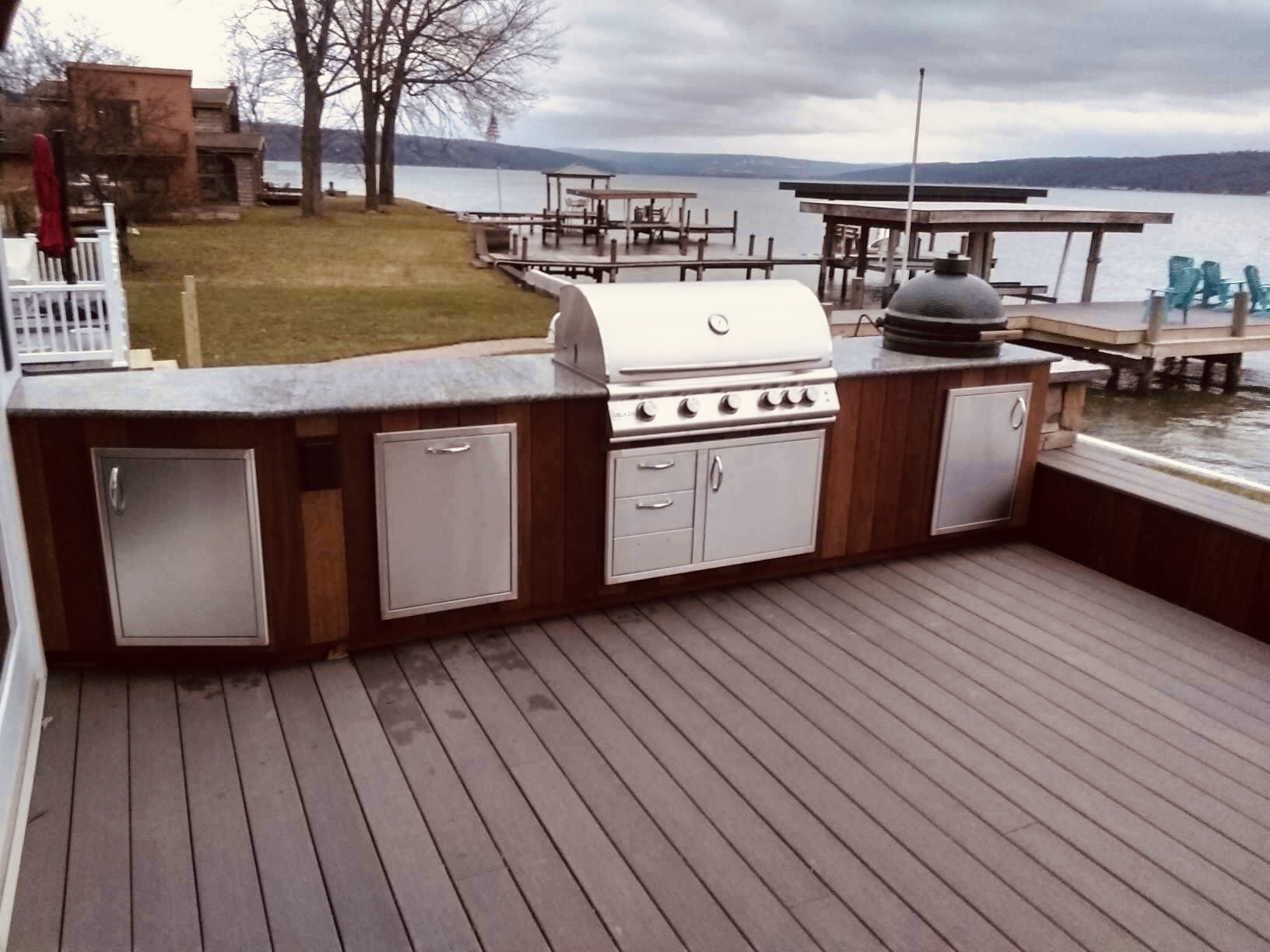 Outdoor Kitchen with Built In, Big Green Egg - Lansing NY (Copy)
