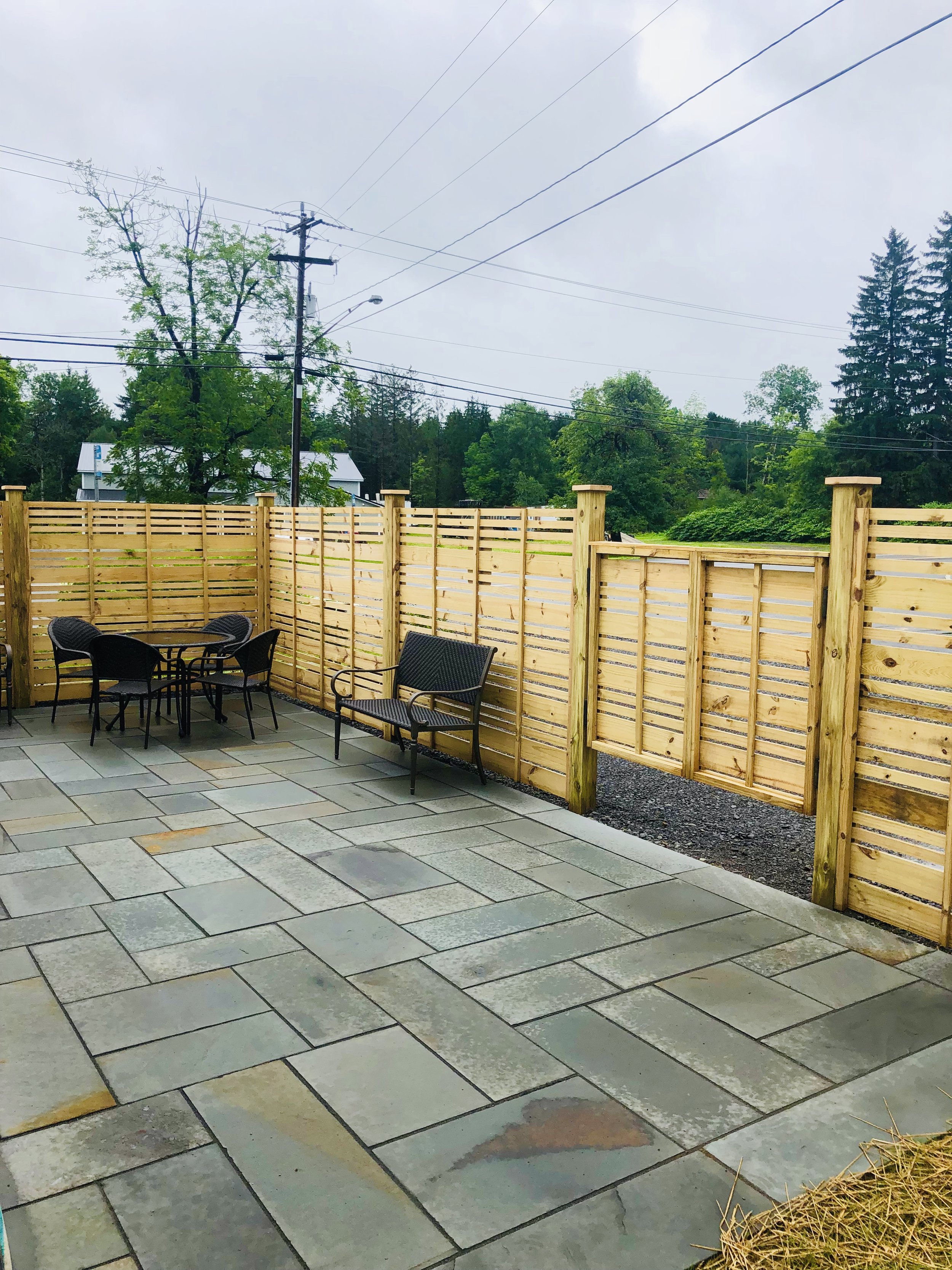 Bluestone Patio &amp; Fence Installation (Copy)