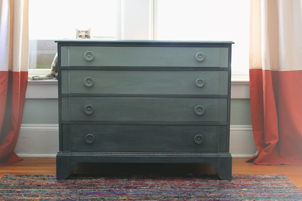 50 Shades Of Gray Dresser Ombre Paint, How To Repaint A Dresser Gray