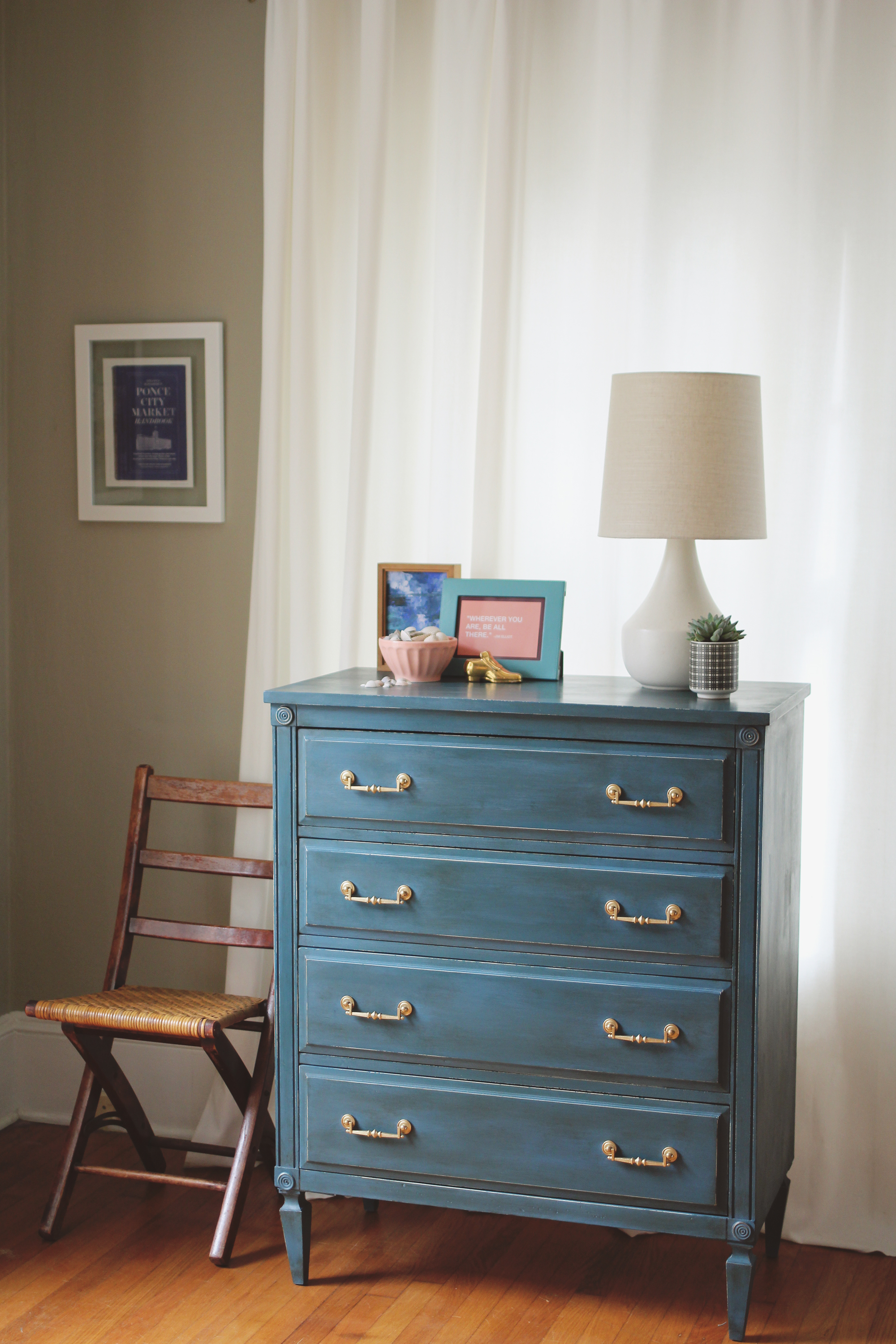 Annie Sloan Colors I Love Aubusson Blue Dresser A Simpler