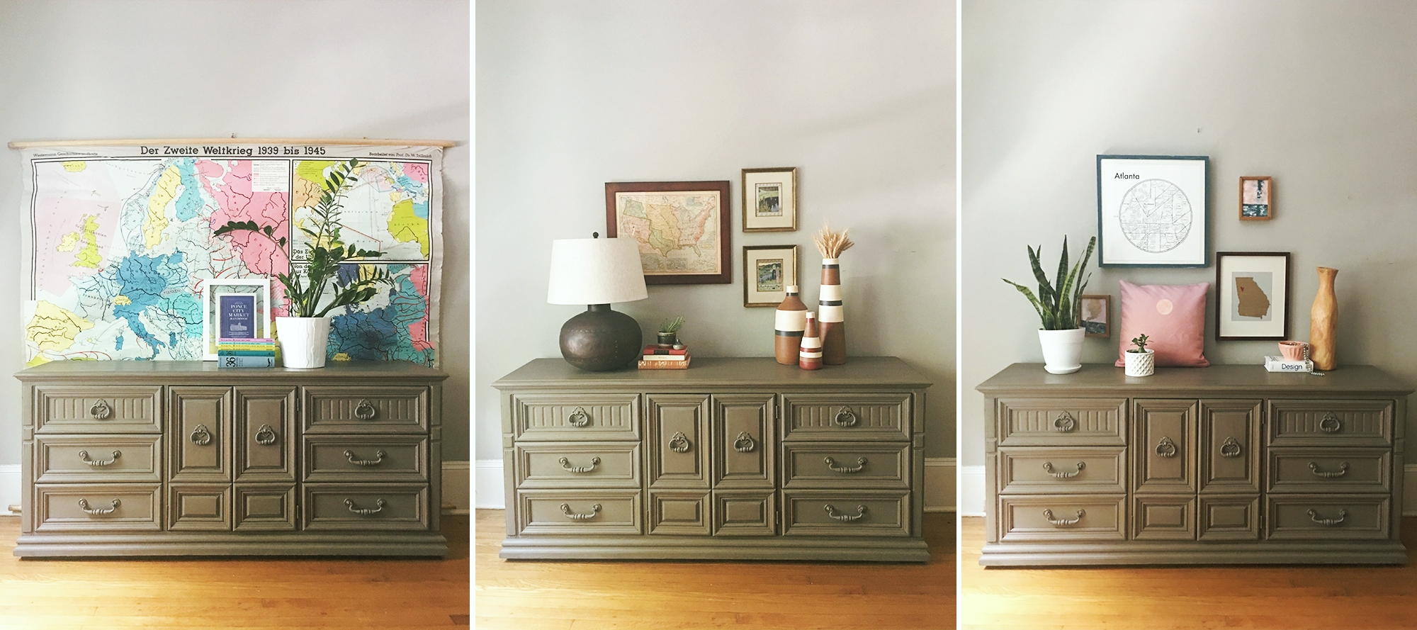 One Dresser Styled Three Ways A Simpler Design A Hub For All