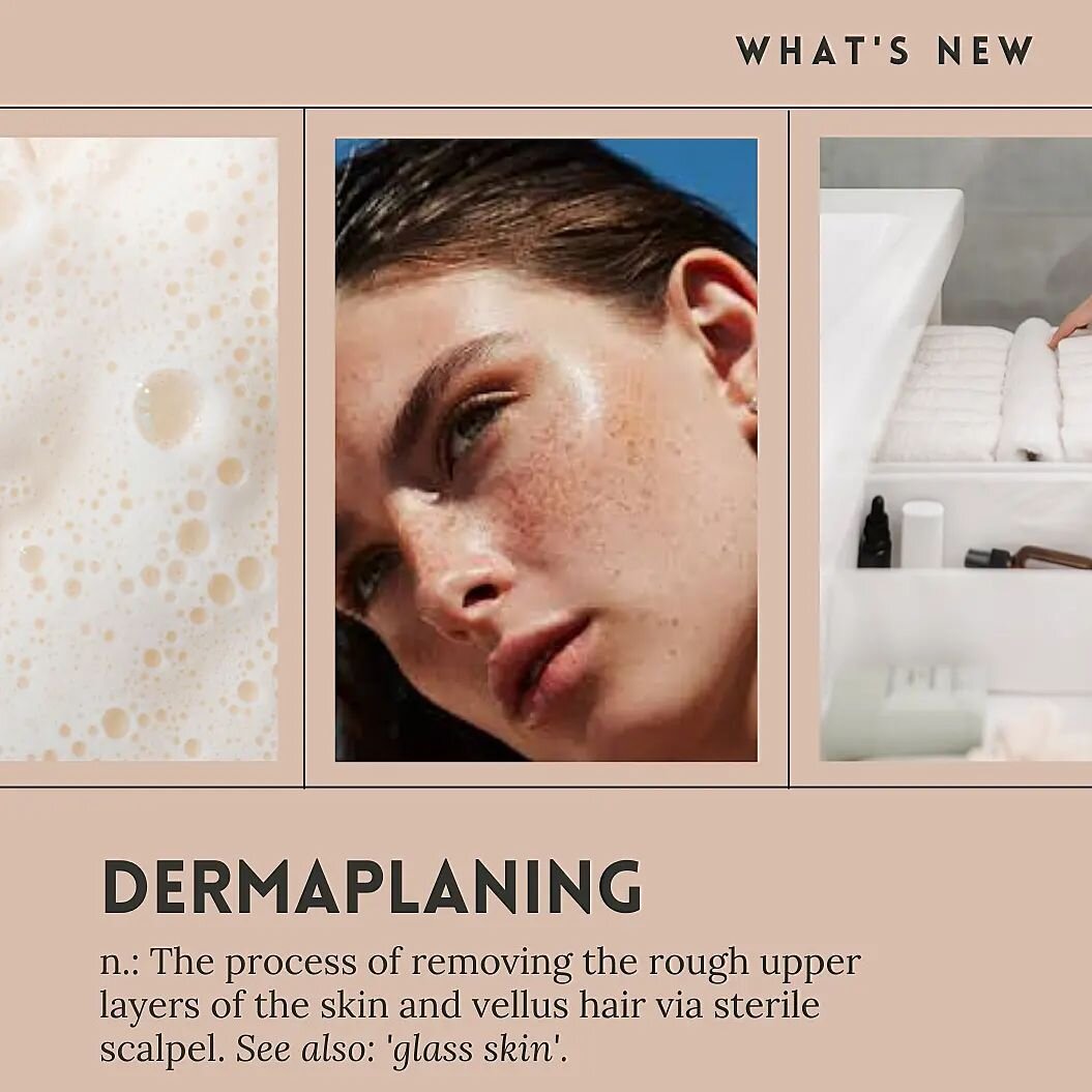 If you're ready to take your skin to the next level - dermaplaning may be for you 🌟✨

Smoothed texture, no more peach fuzz, and skin that beams?? Say less.. Check out stories for why this new service is quickly becoming a favorite for MME clients.
.