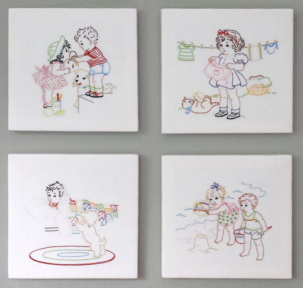 Can be used as wall hangings too.