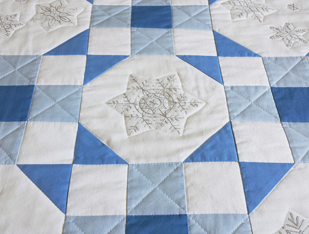 Quilt closeup.