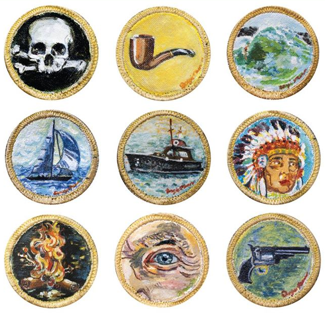 Each patch has been carefully hand painted by Dougie Mann - Founder of BOAT HAT - The goal of the patch is to showcase a high level of craftsmanship, and flexible way to invite collaboration amongst fellow boaters.
