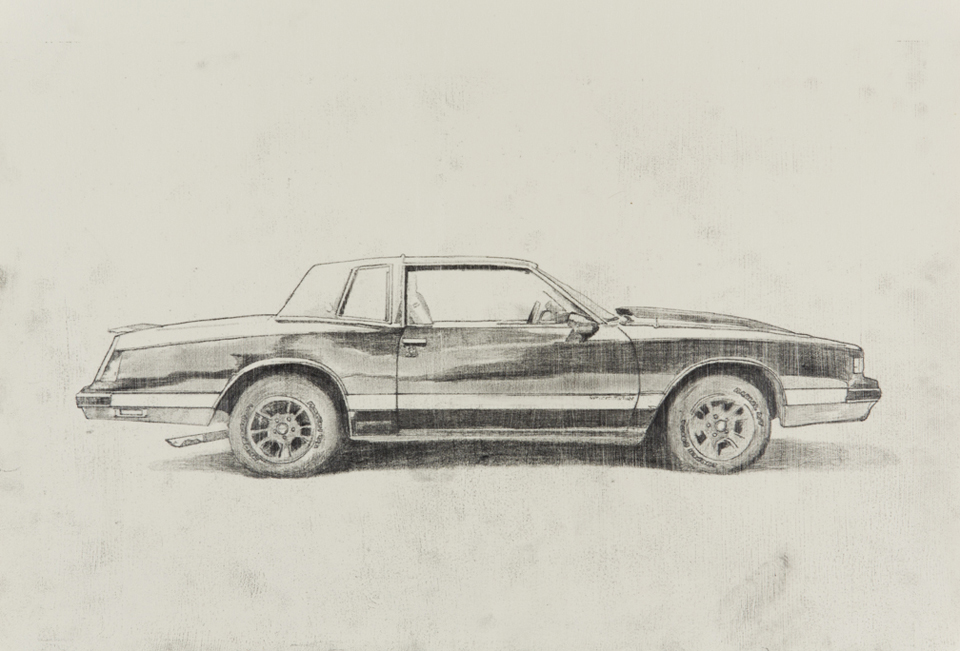 Monte Carlo Drawing 2012 Graphite on Rives paper 13"x19"
