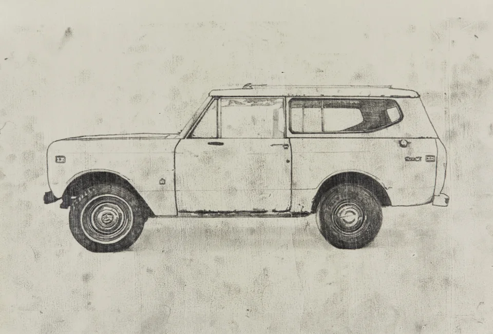 Scout Drawing 2012 Graphite on Rives paper 13"x19"