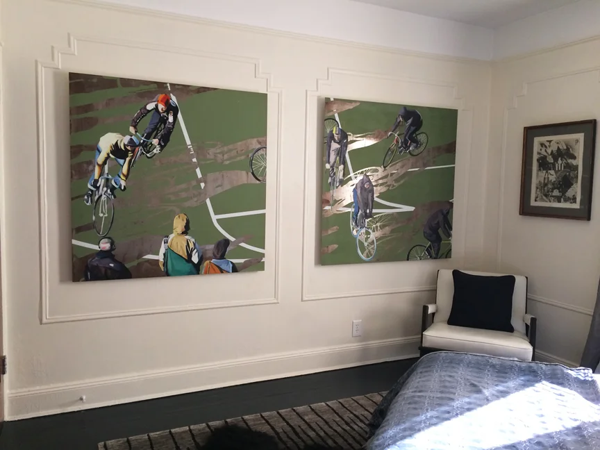 2/3 Bike triptych