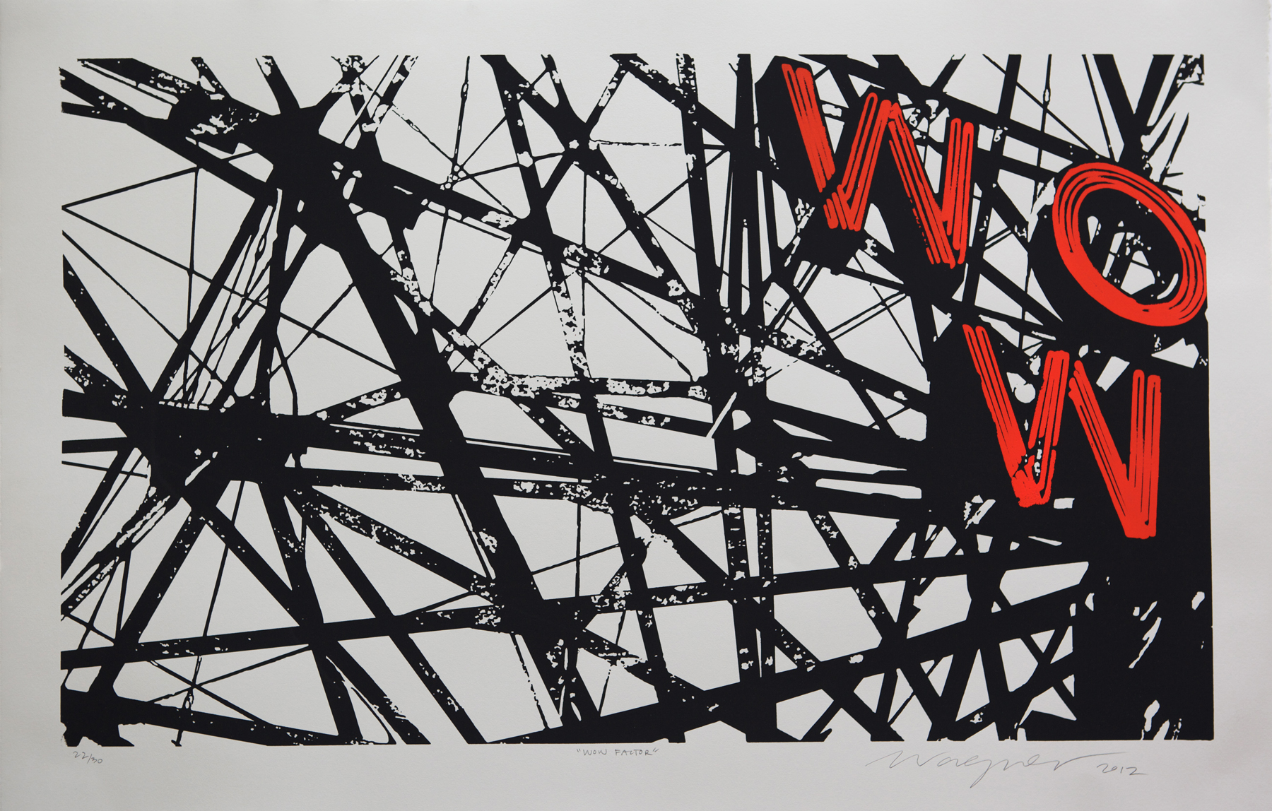 "WOW Factor" Screenprint