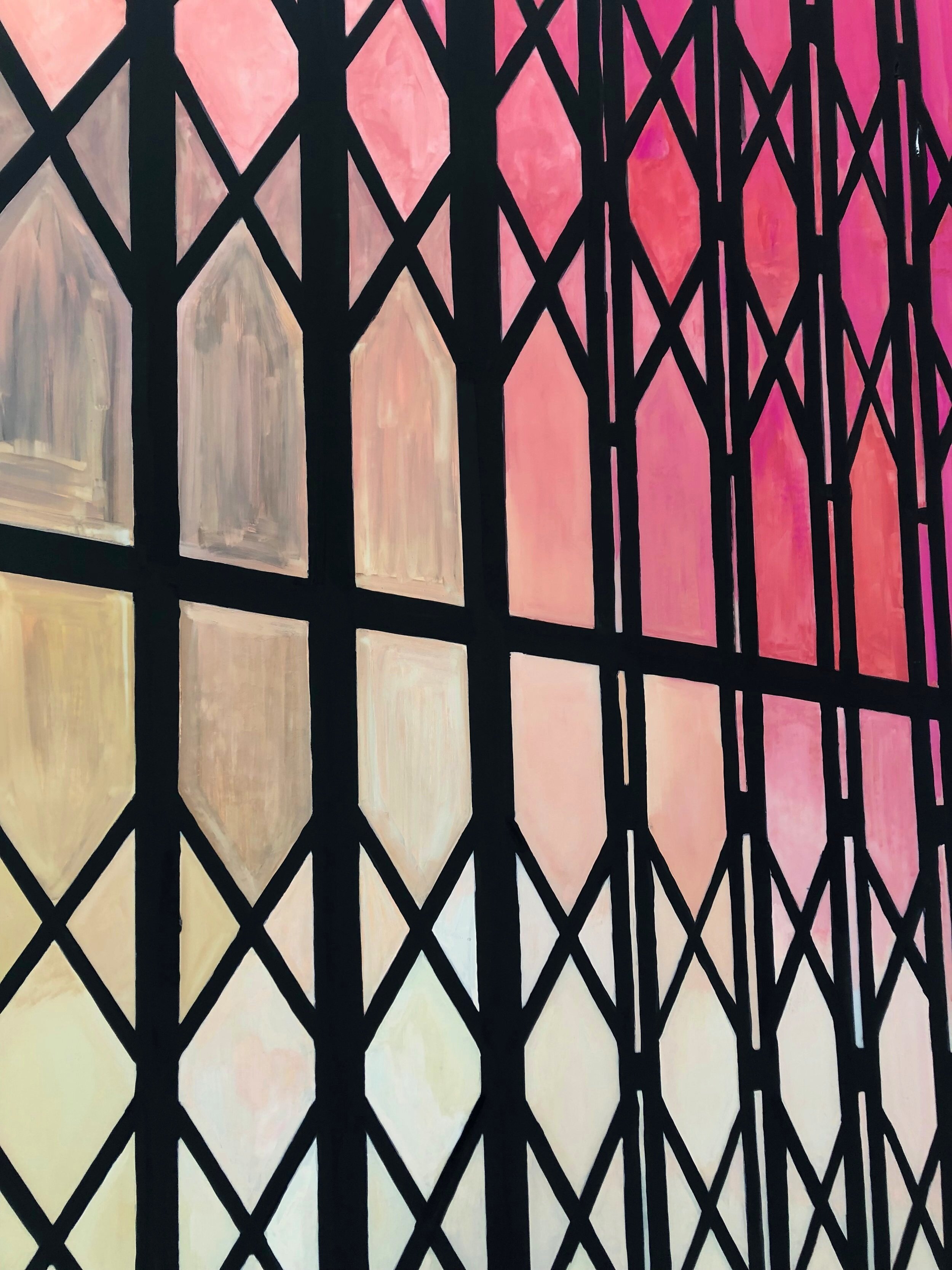 Untitled (Window gate) 36"x24"