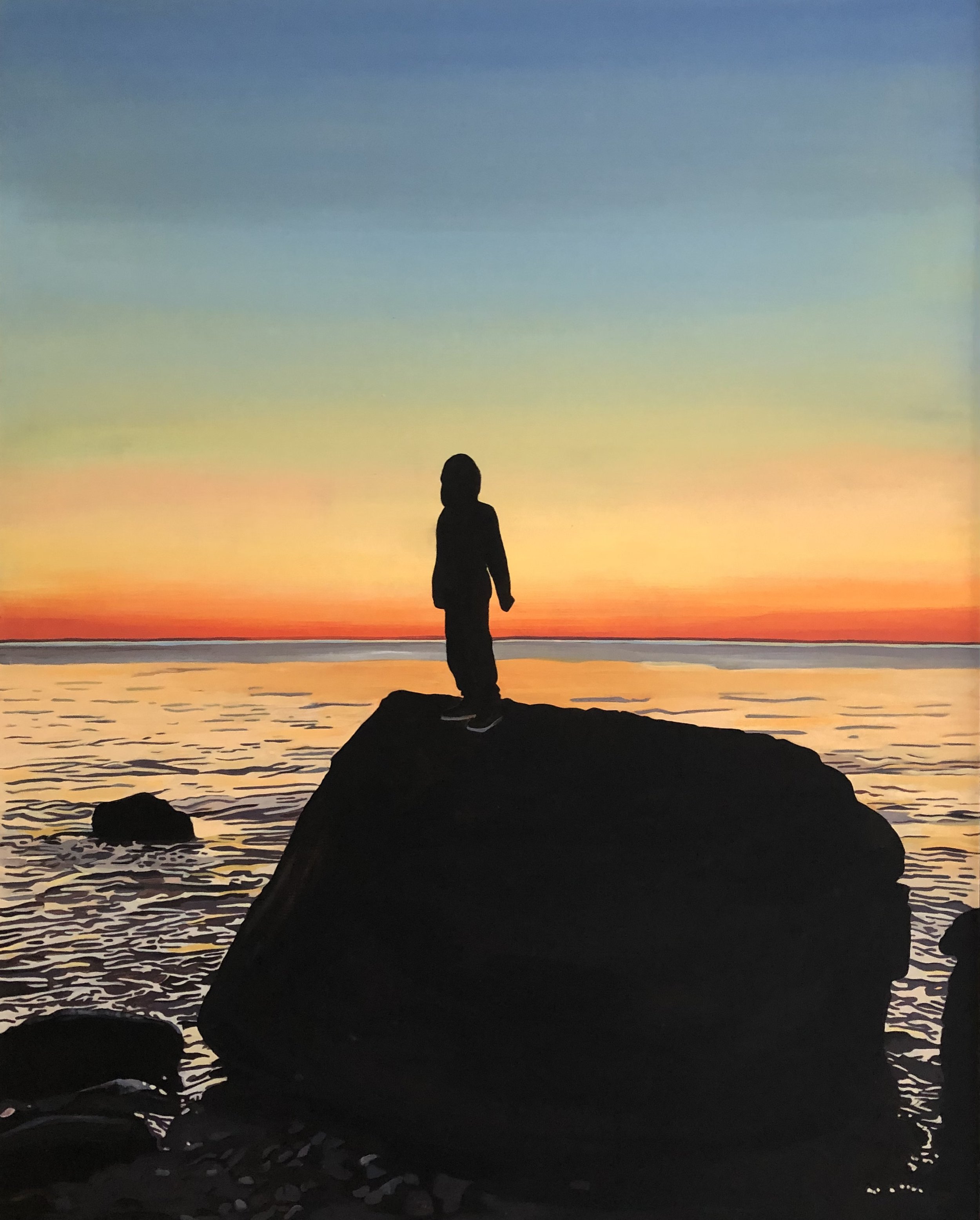 Untitled (Silhouette Buzzards Bay)