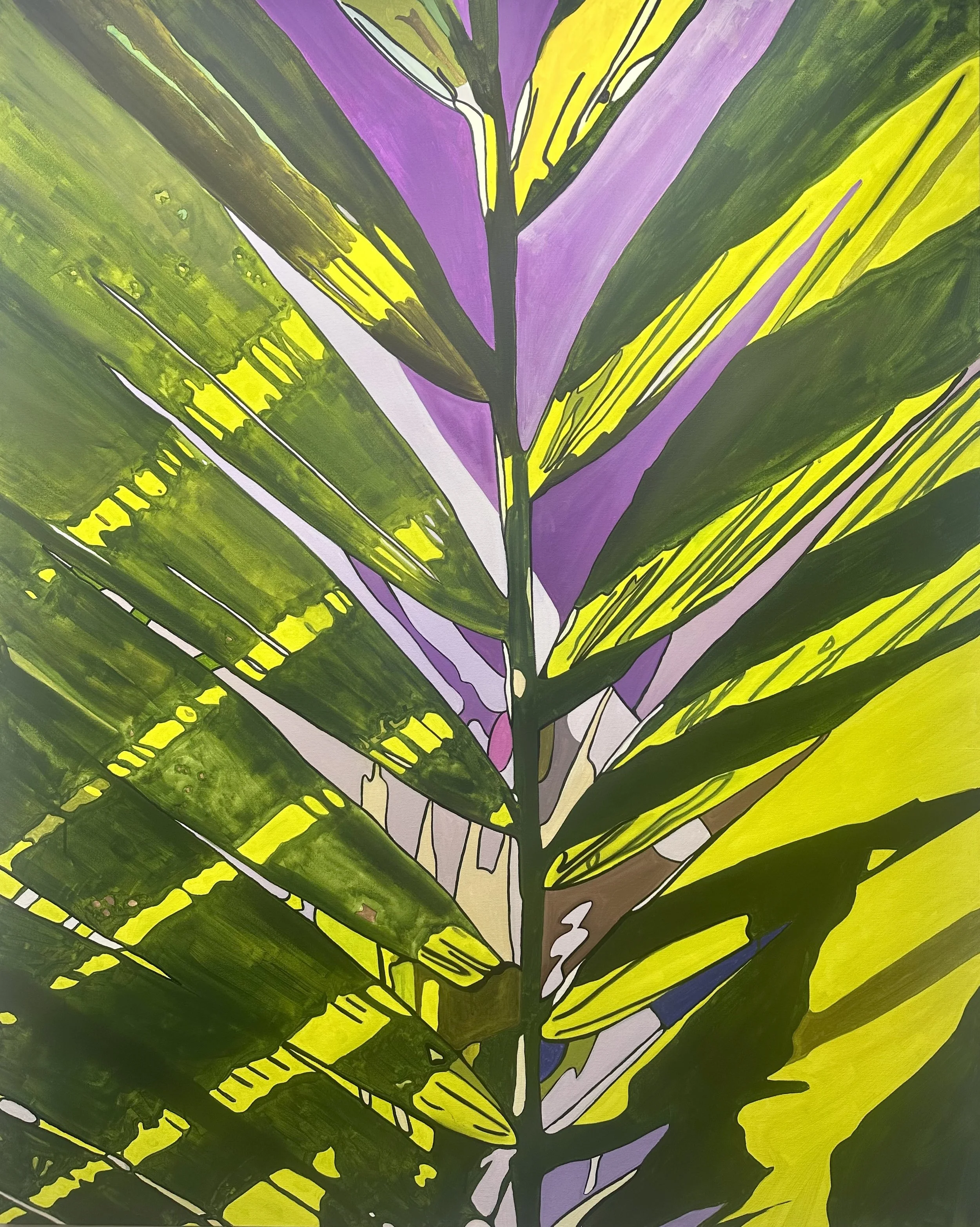 Tropical Veil 2026
Acrylic gouache on canvas 60"x48"