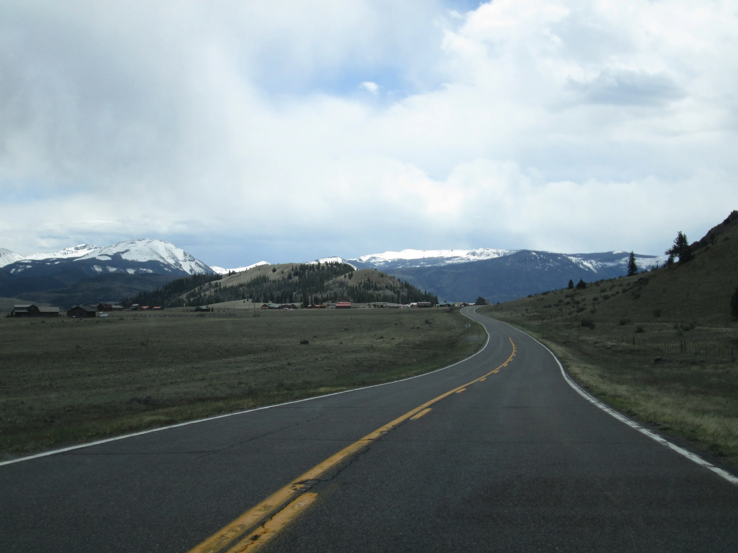 Looking southwest from State Hwy 149, west of Creede, at alpine headwaters terrain. 