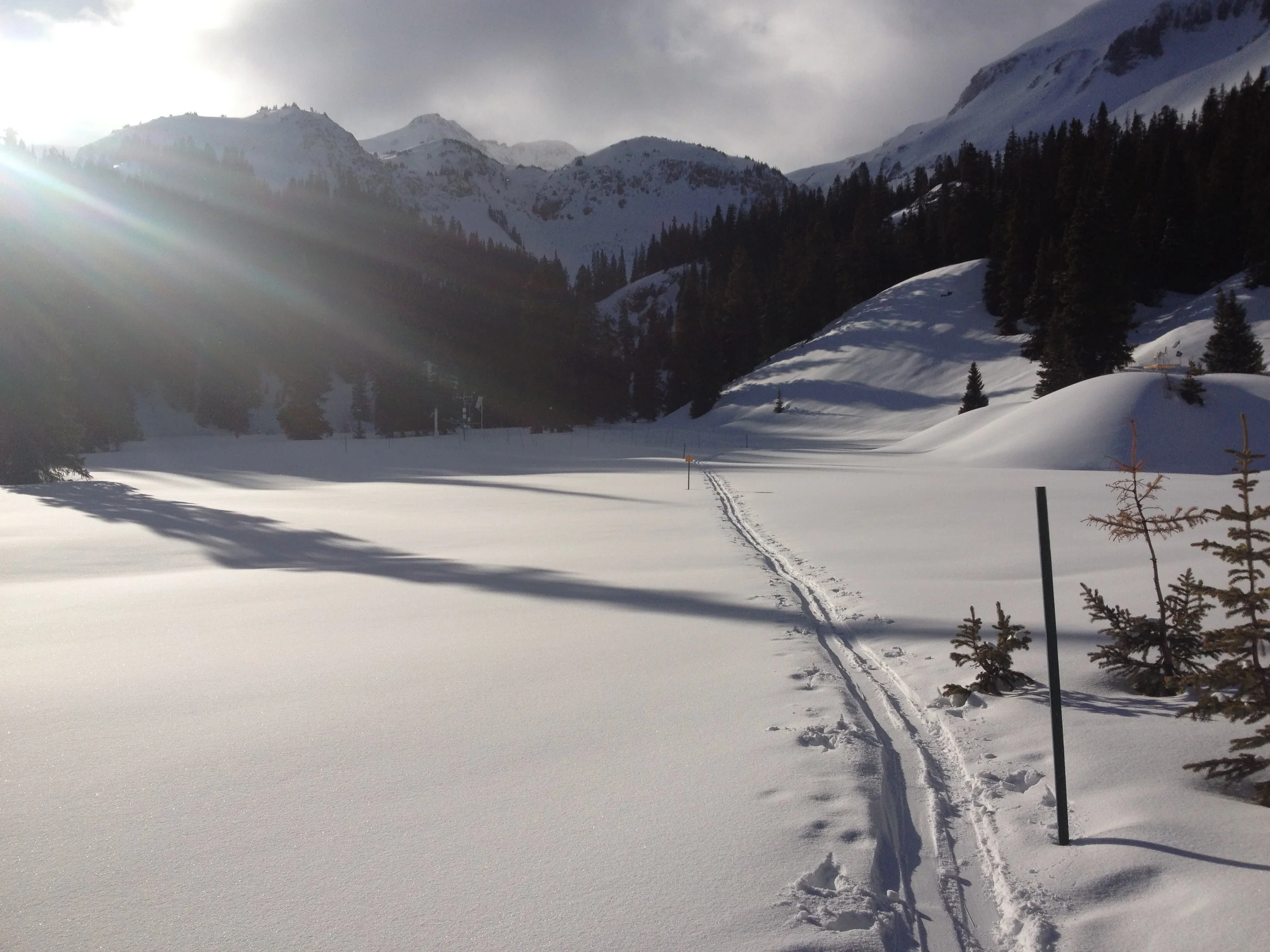 Dry spell, early snowpack warming