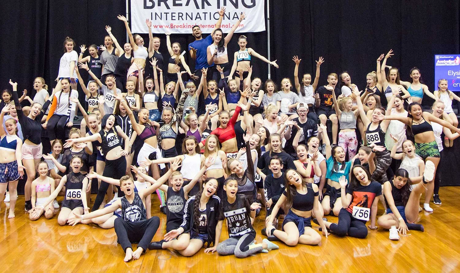 Elysia’s Salsa workshop at at Australian Dance Festival
