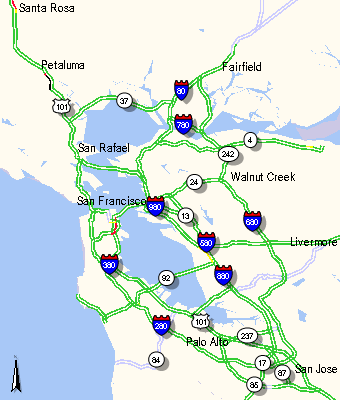 511.org Driving Time Map Image