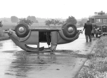 Image of Upside Down Car