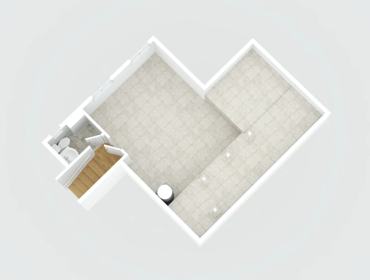 2D floor plan with dimensions for 20885 Wardell Rd, Saratoga