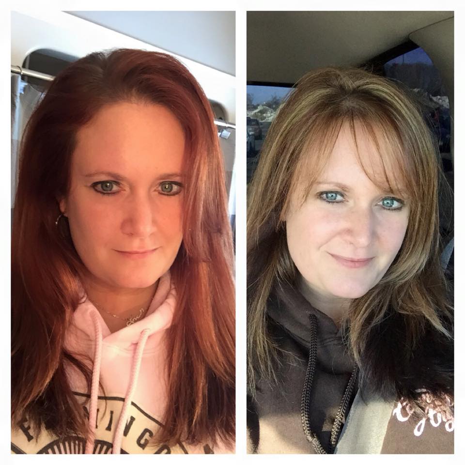 Corrective Color: Red to Blonde